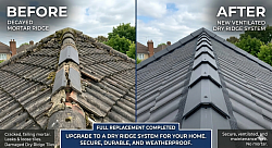 Replacing Dry Ridge Tiles From £600